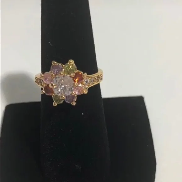 SINGLE FLOWER RING - Picture 2 of 2